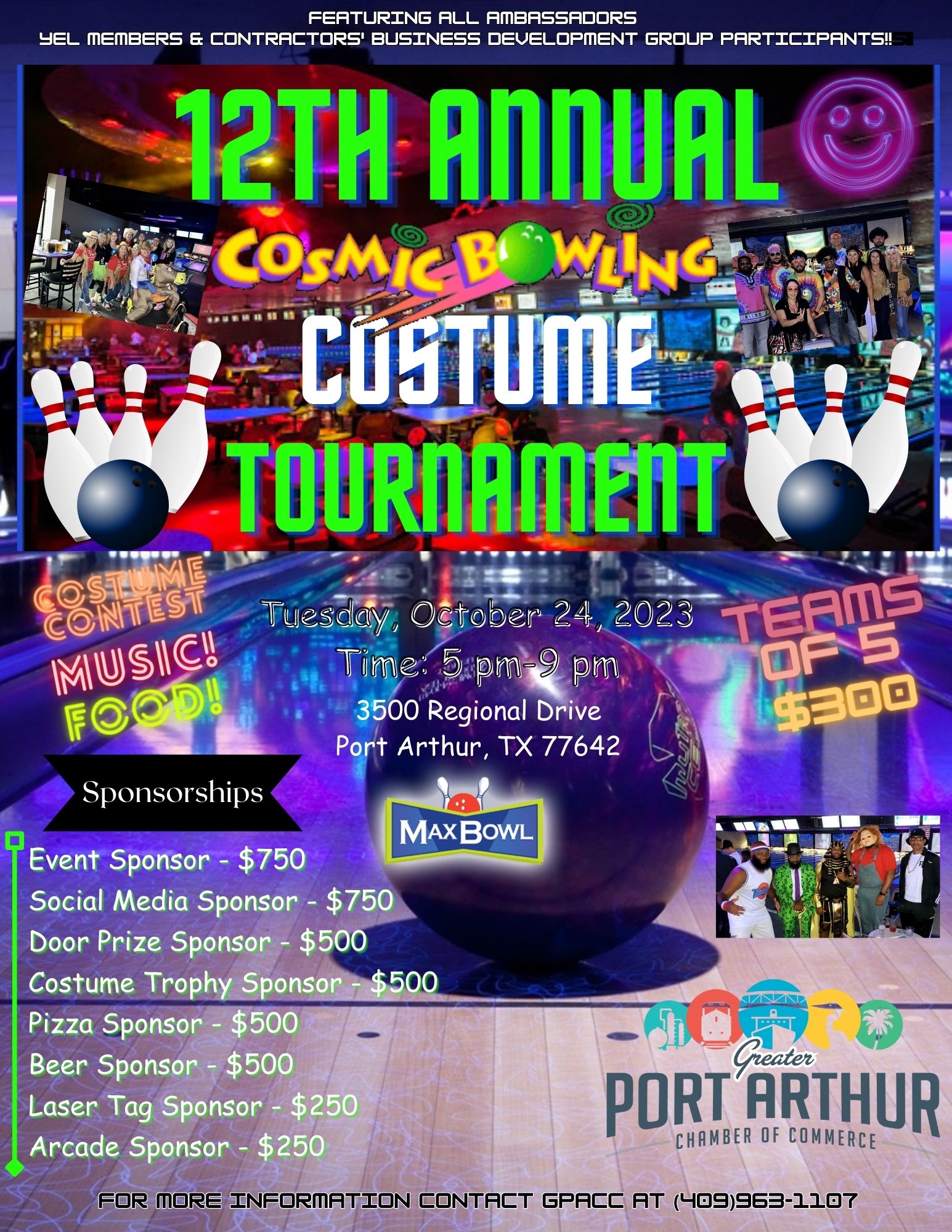 Annual Cosmic Costume Bowling Tournament